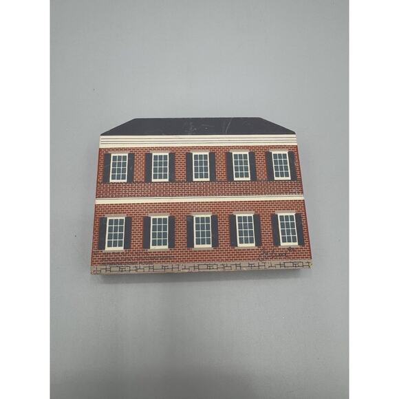 Vintage 1994 Cat's Meow New Orleans Wood Block House READ DETAILS - Picture 3 of 6